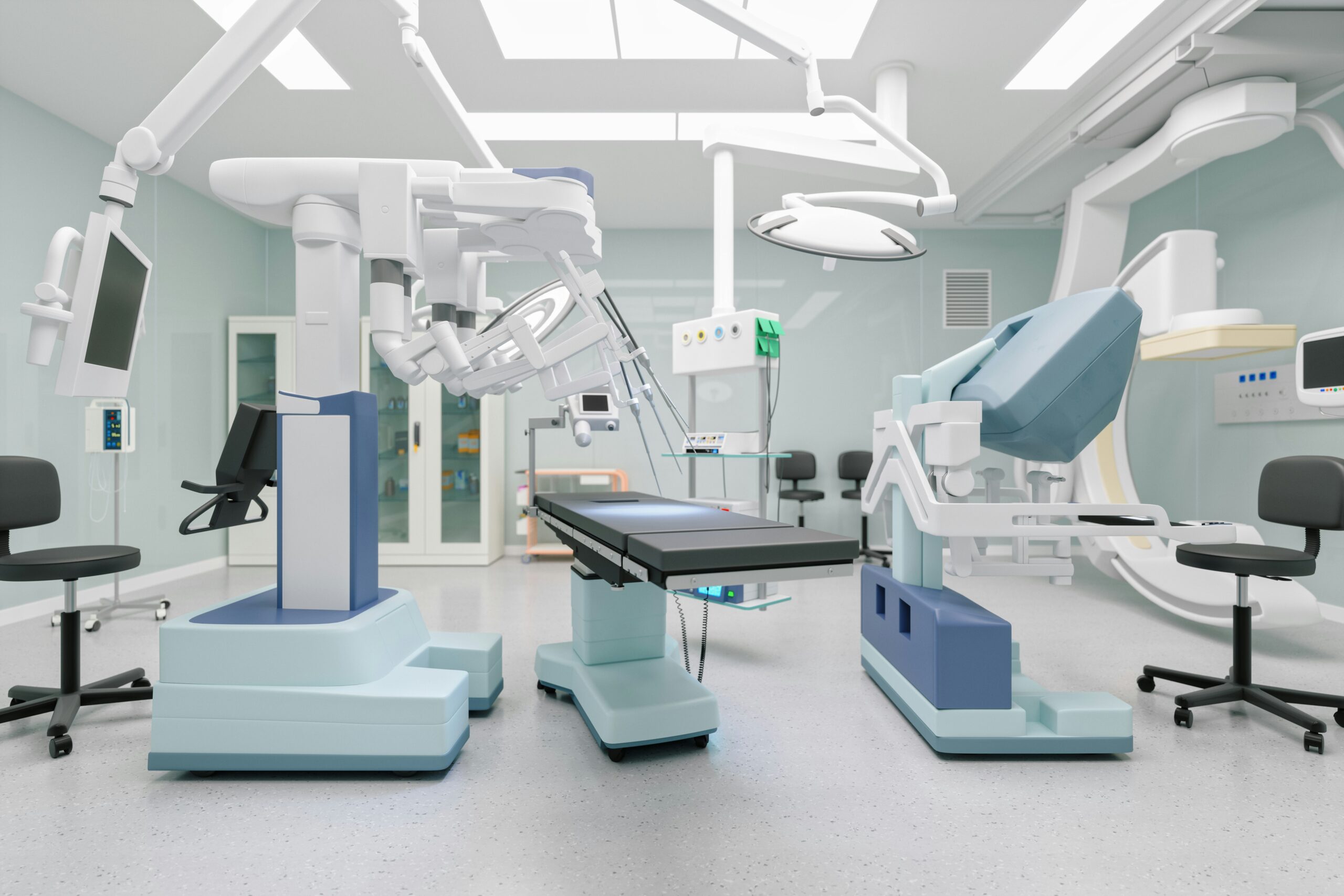 Surgical suite in a hospital