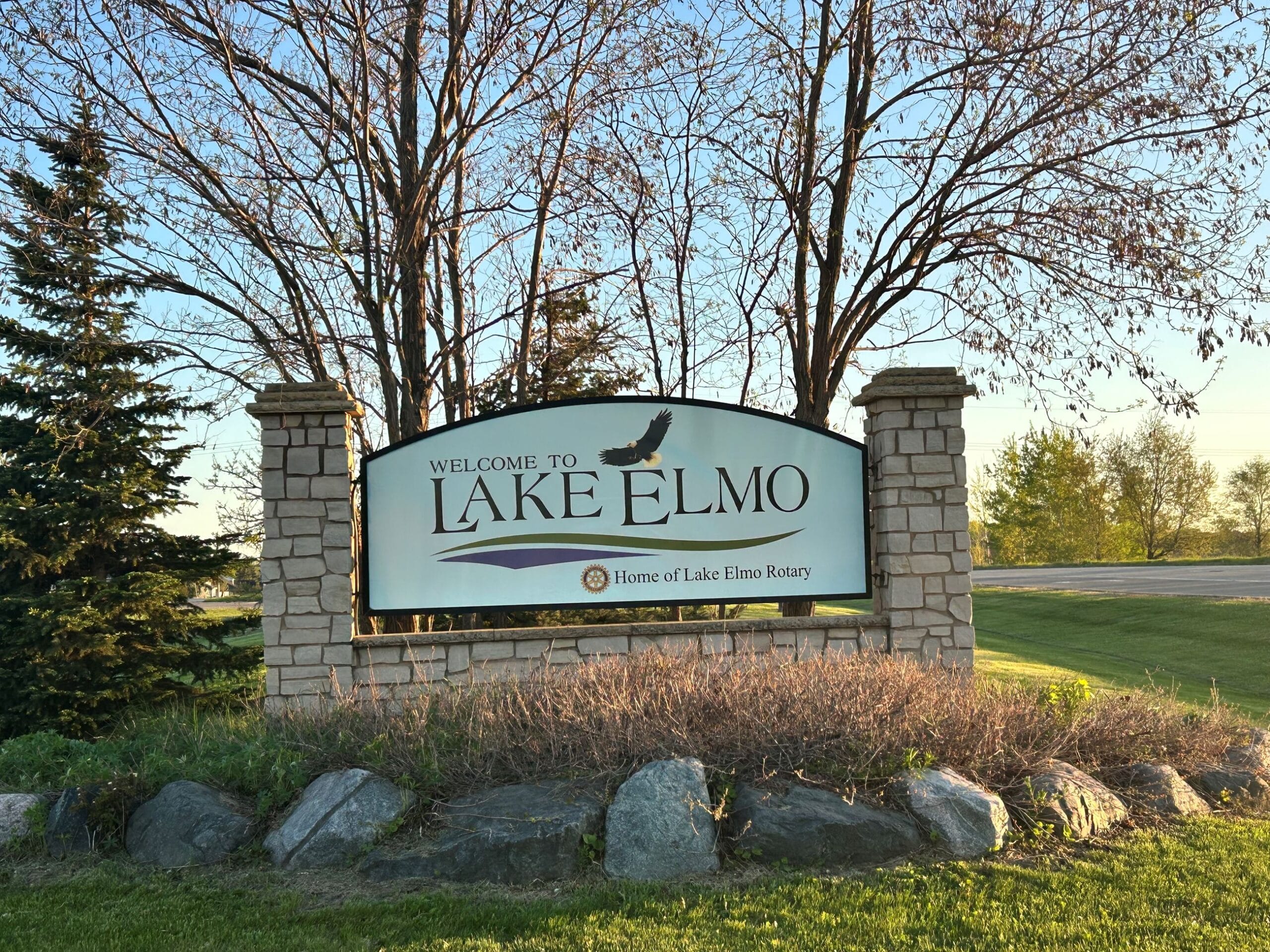 Lake Elmo Minnesota welcome sign