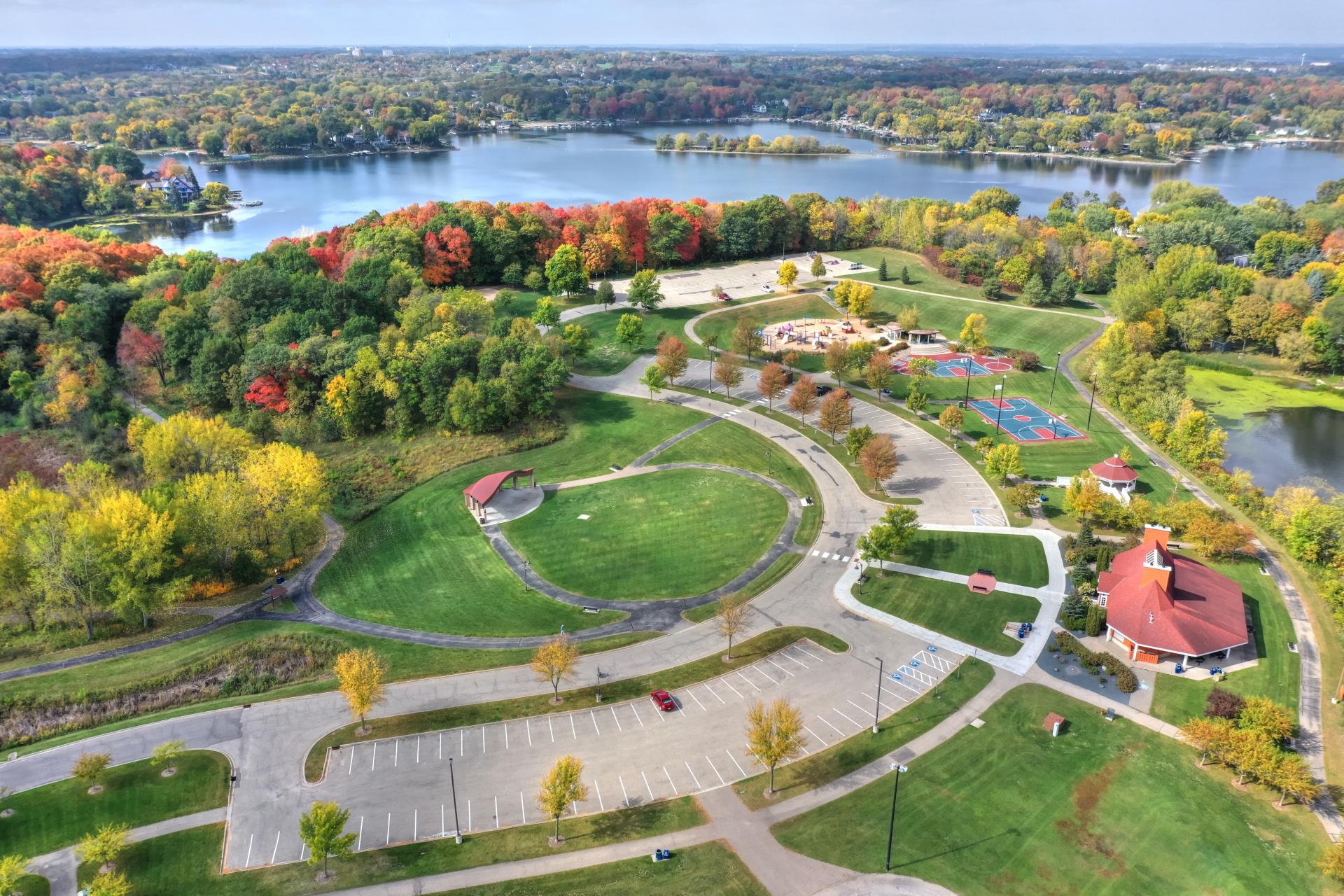 Prior Lake Minnesota arial view